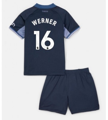 Tottenham Hotspur Timo Werner #16 Udebanesæt Børn 2023-24 Kort ærmer (+ korte bukser)
